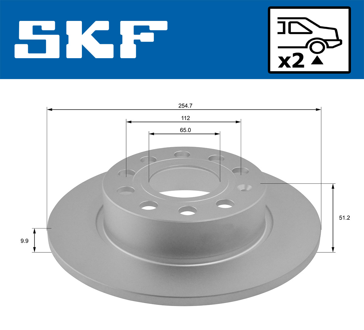 SKF VKBD 90007 S2 спирачен...